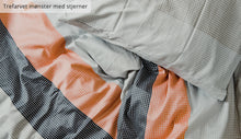 Indlæs billede til gallerivisning Dynebetræk, bomuldssatin, flerfarvede med stjerner
